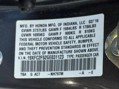 2016 Honda Civic LX