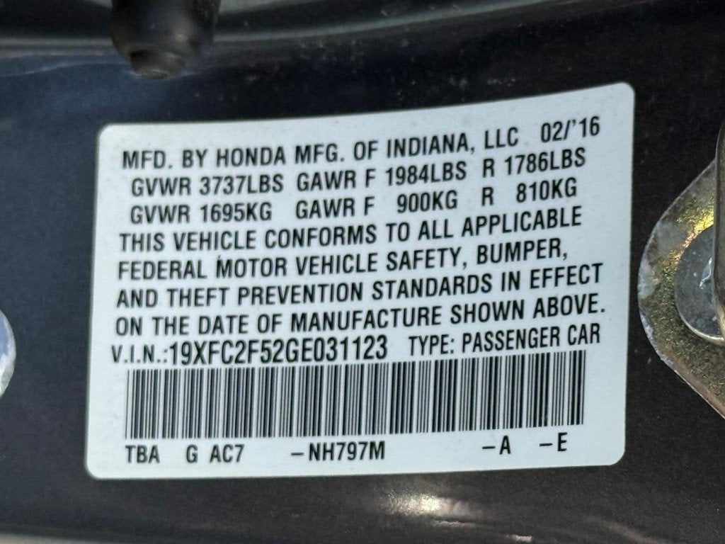 2016 Honda Civic LX