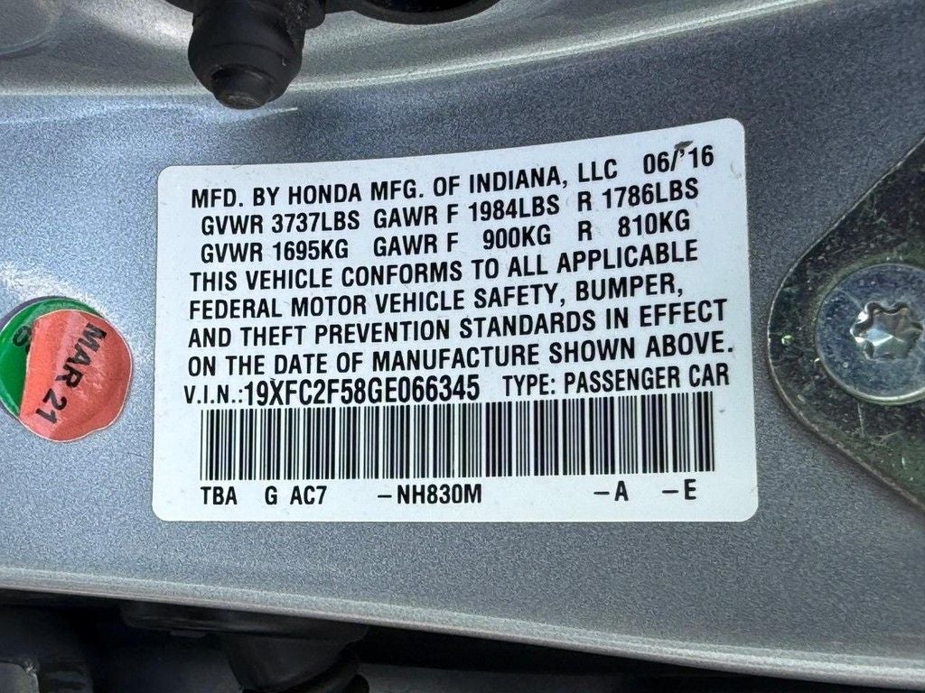2016 Honda Civic LX