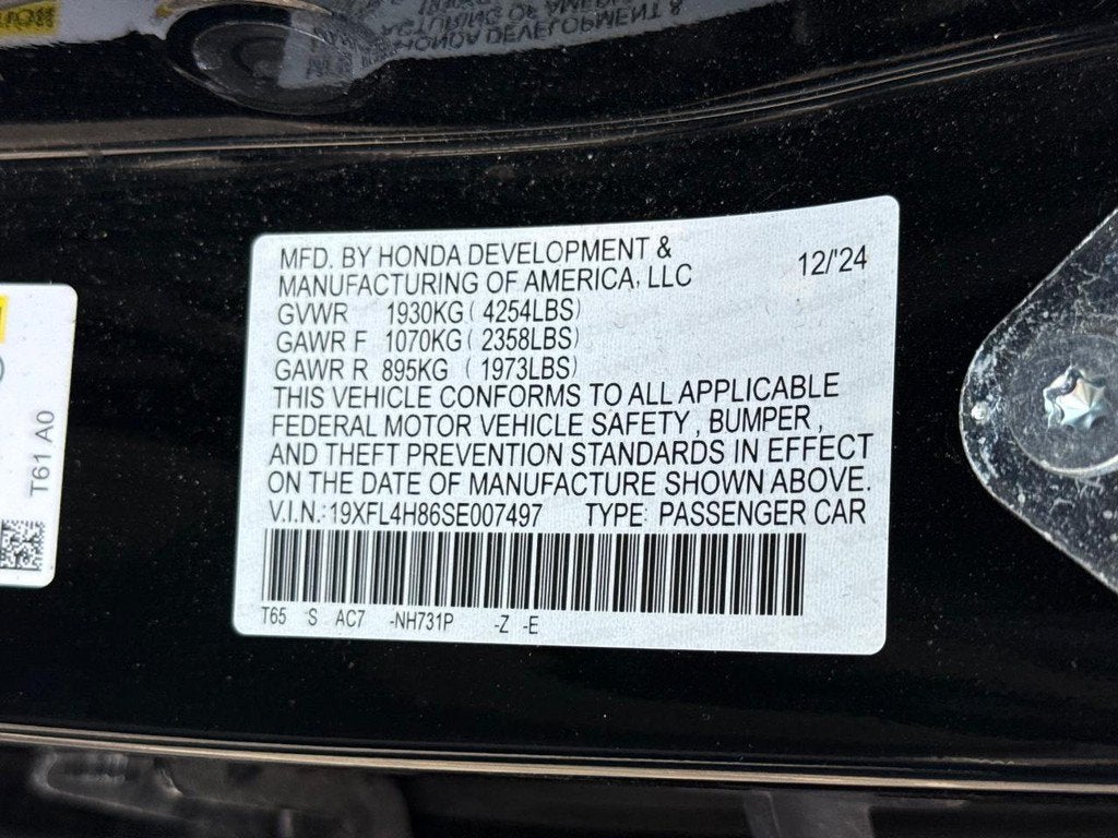 2025 Honda Civic Hybrid Sport