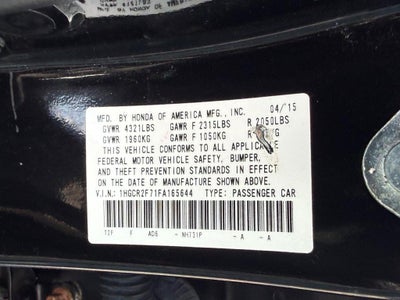 2015 Honda Accord EX