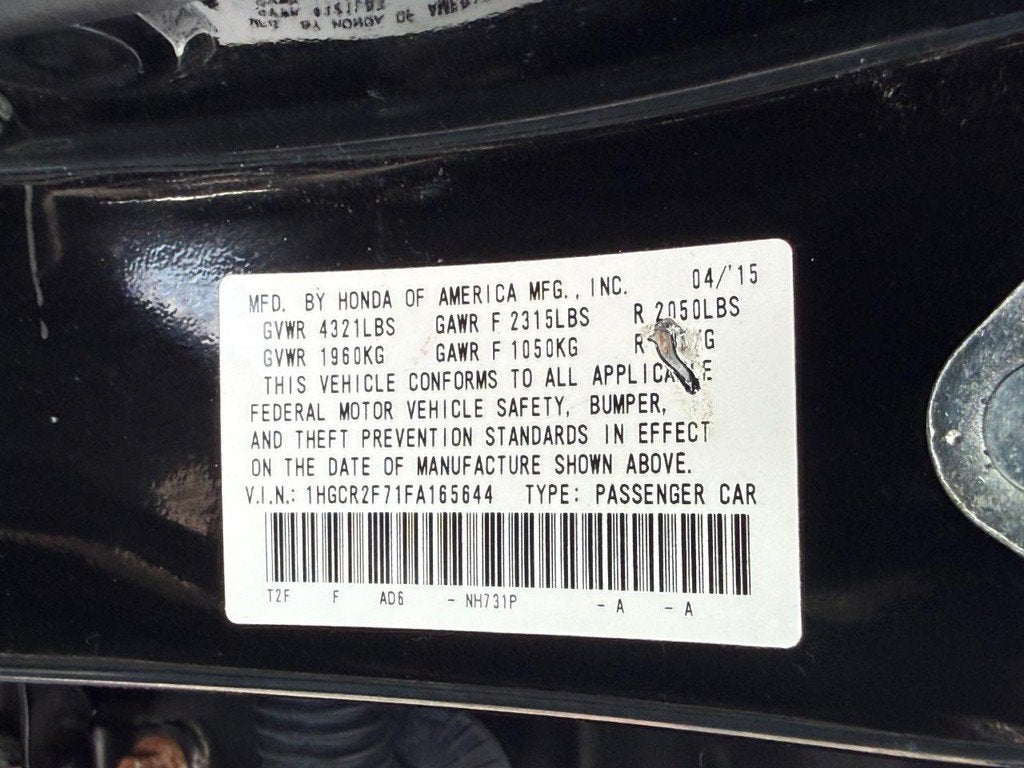 2015 Honda Accord EX