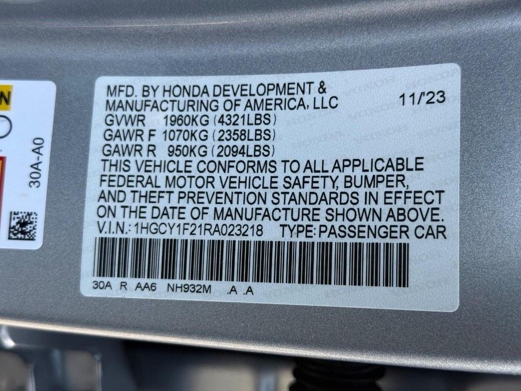 2024 Honda Accord LX