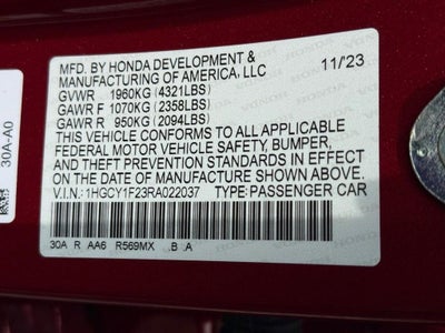 2024 Honda Accord LX