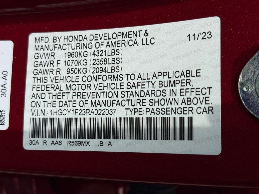 2024 Honda Accord LX