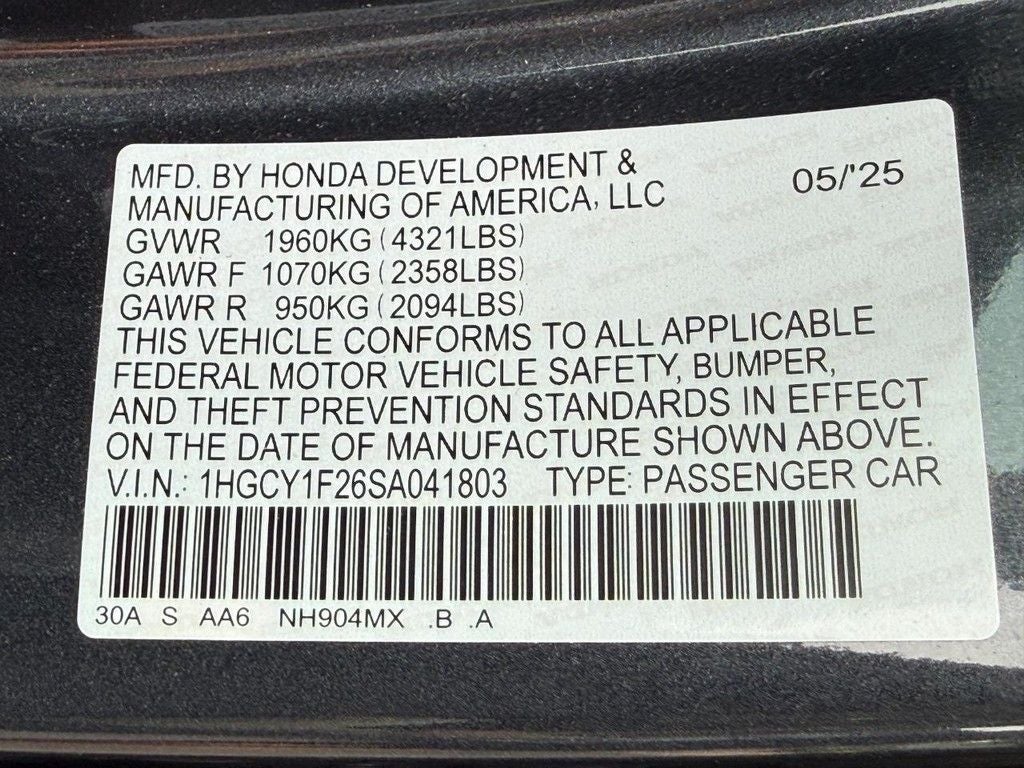 2025 Honda Accord LX