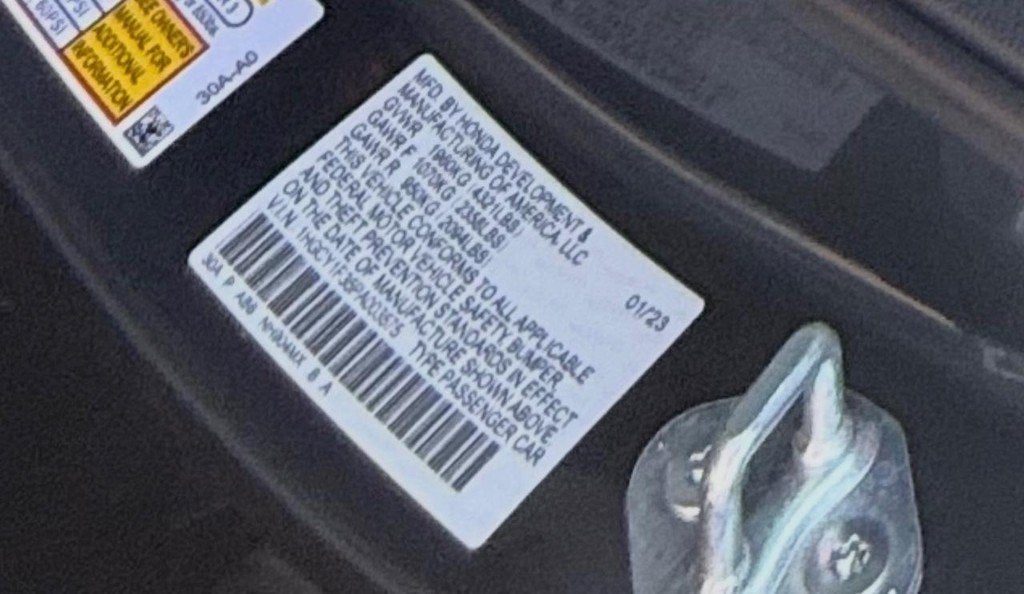 2023 Honda Accord EX