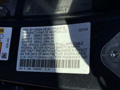 2024 Honda Accord EX