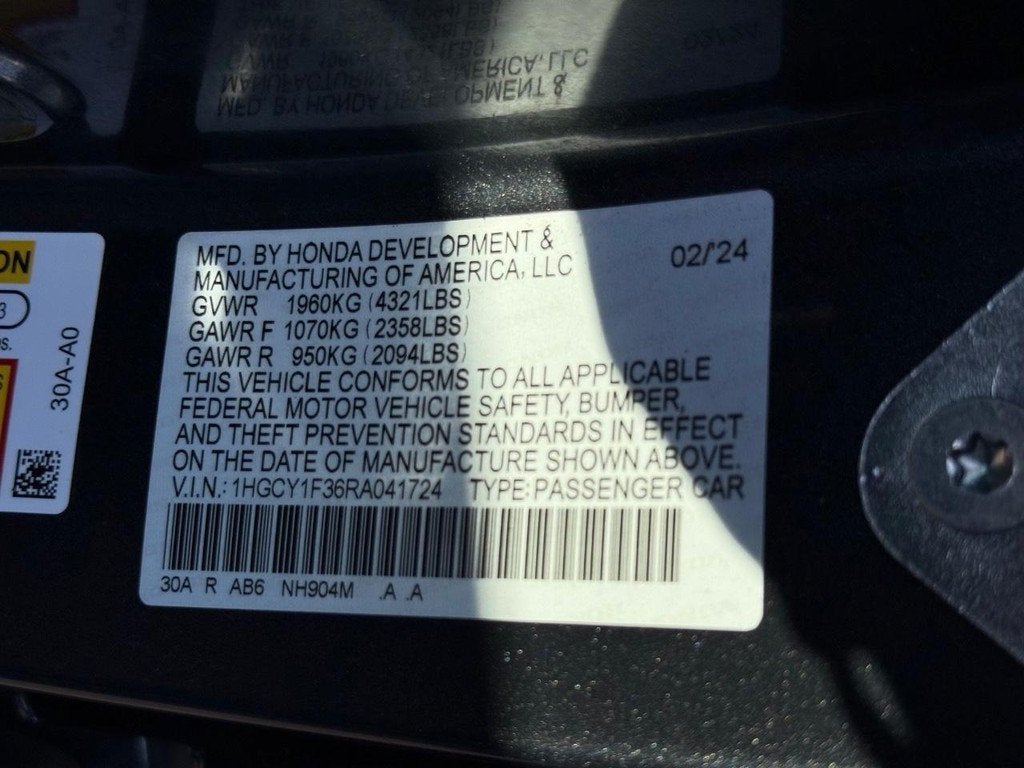 2024 Honda Accord EX