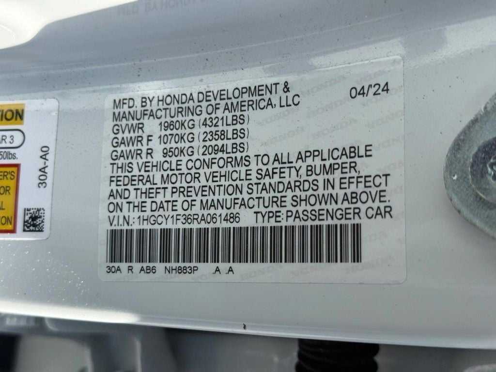 2024 Honda Accord EX