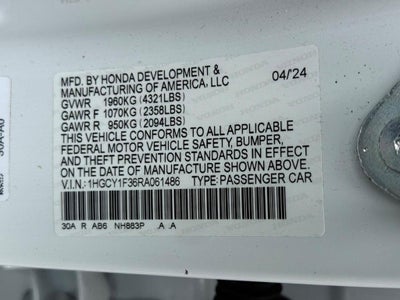 2024 Honda Accord EX