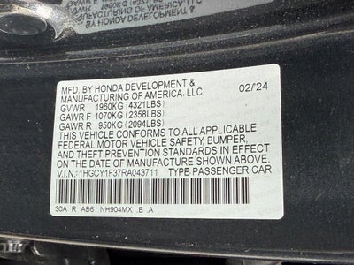 2024 Honda Accord EX