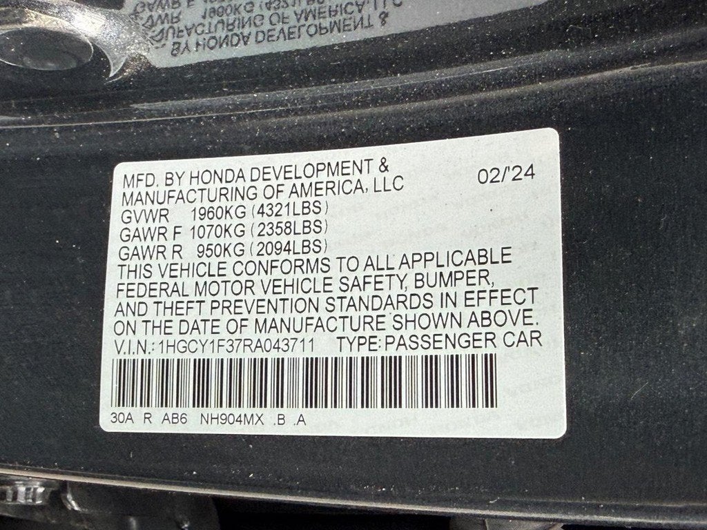2024 Honda Accord EX