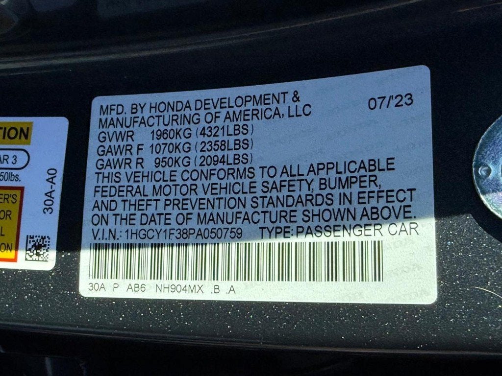 2023 Honda Accord EX
