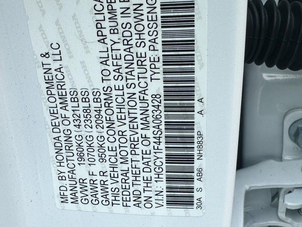 2025 Honda Accord SE
