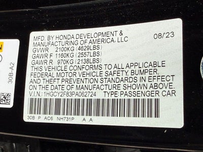 2023 Honda Accord Hybrid Touring