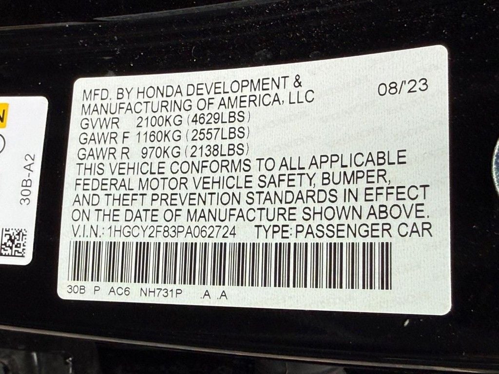 2023 Honda Accord Hybrid Touring