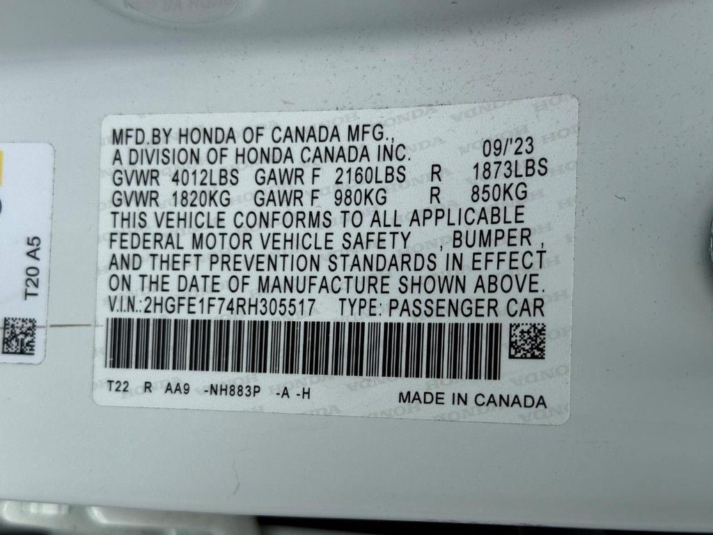 2024 Honda Civic EX