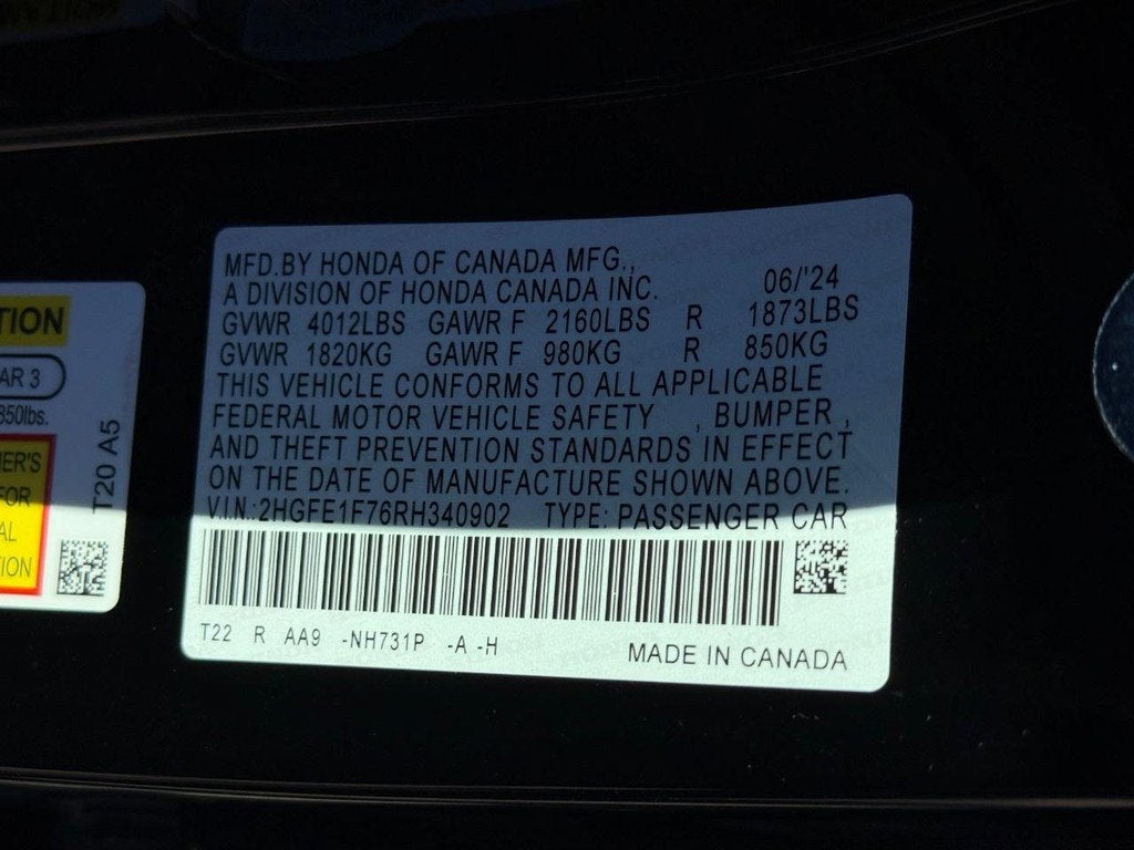 2024 Honda Civic EX