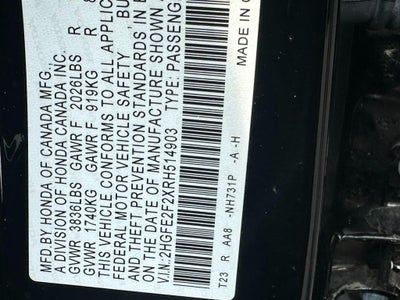 2024 Honda Civic LX
