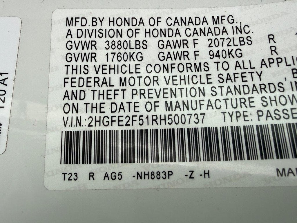 2024 Honda Civic Sport