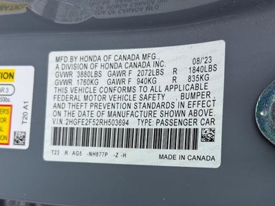2024 Honda Civic Sport