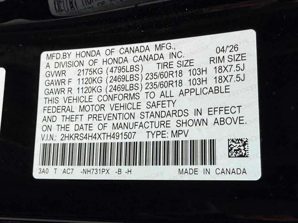 2026 Honda CR-V EX