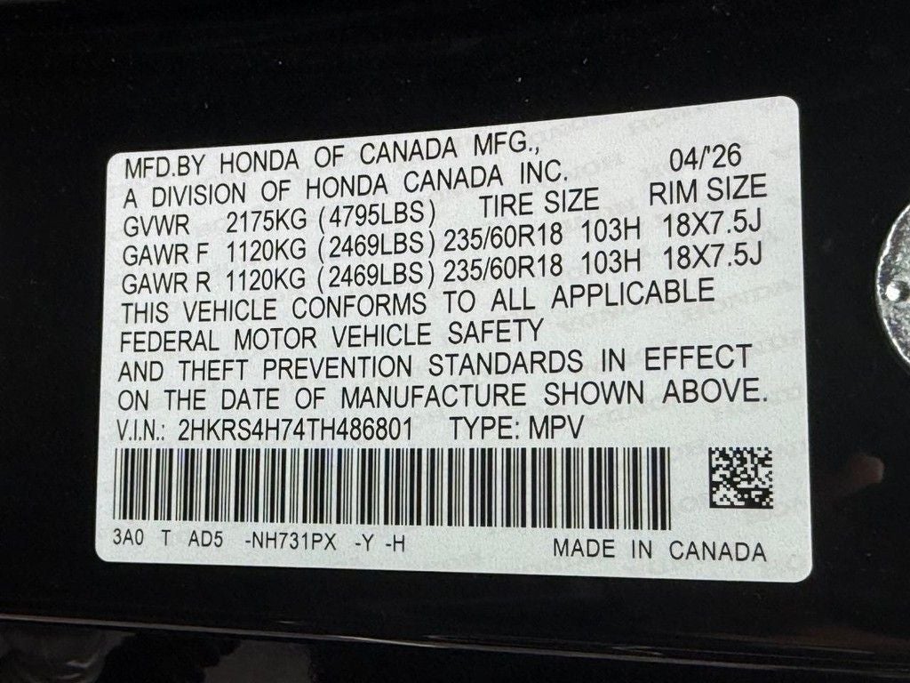 2026 Honda CR-V EX-L