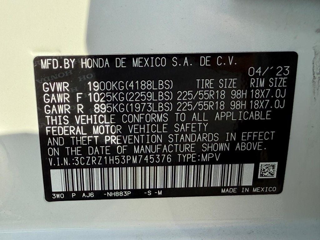 2023 Honda HR-V Sport