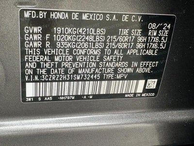 2025 Honda HR-V LX