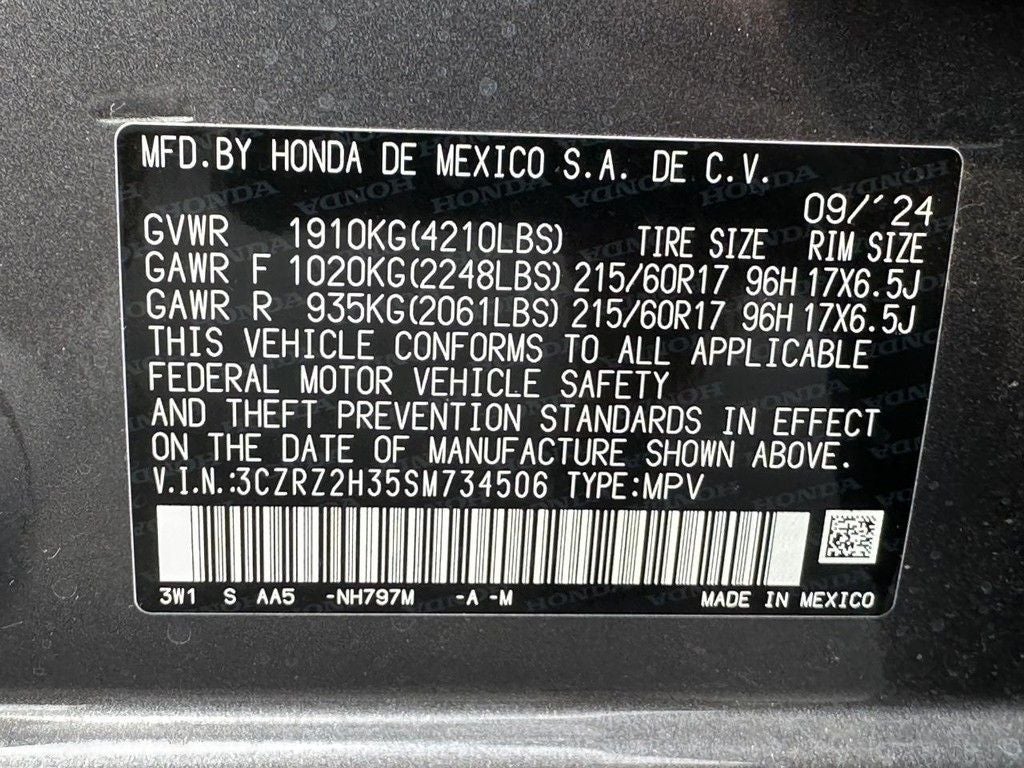 2025 Honda HR-V LX