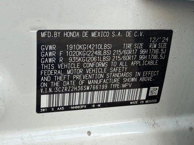 2025 Honda HR-V LX