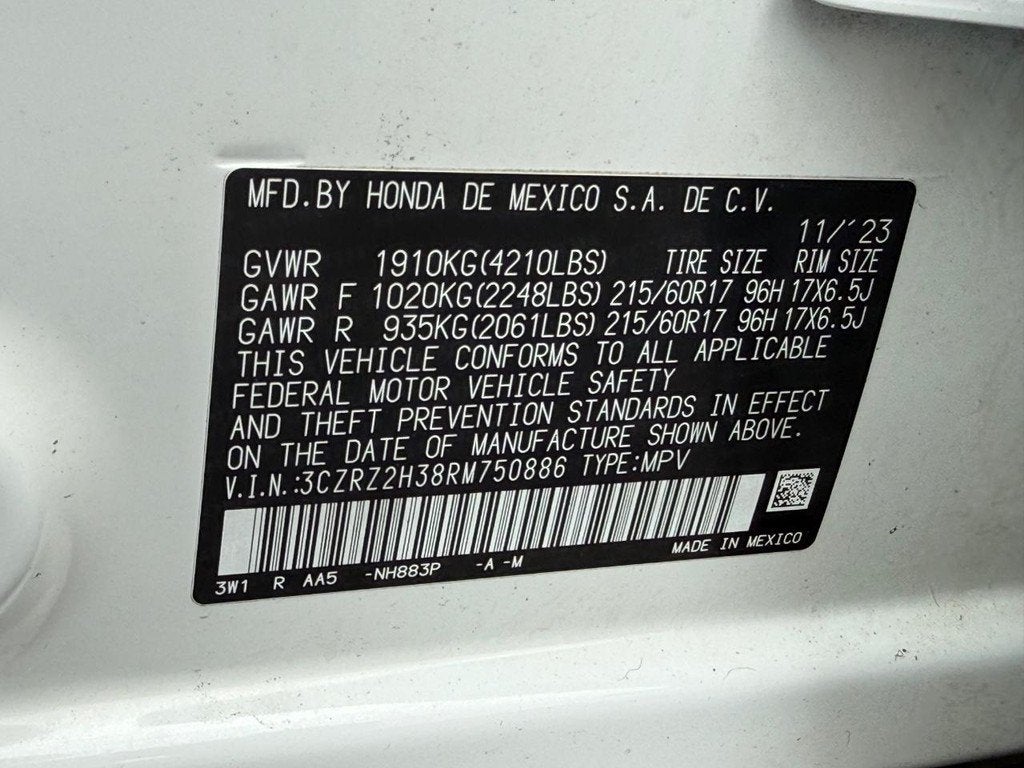 2024 Honda HR-V LX