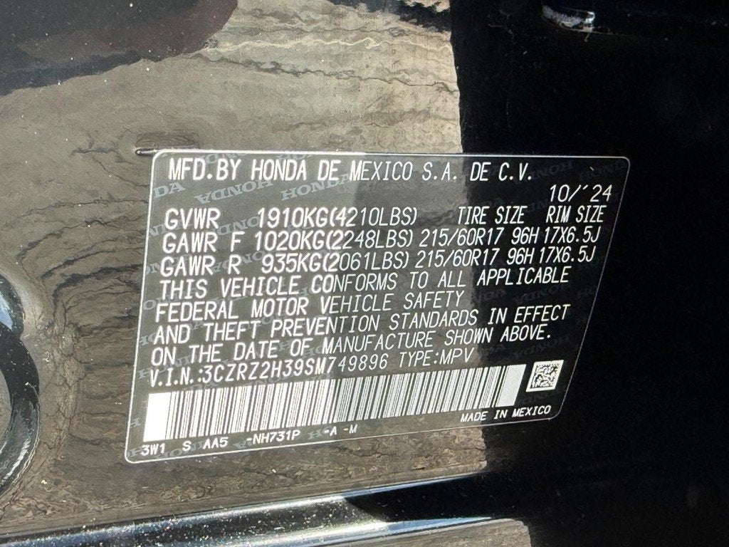 2025 Honda HR-V LX