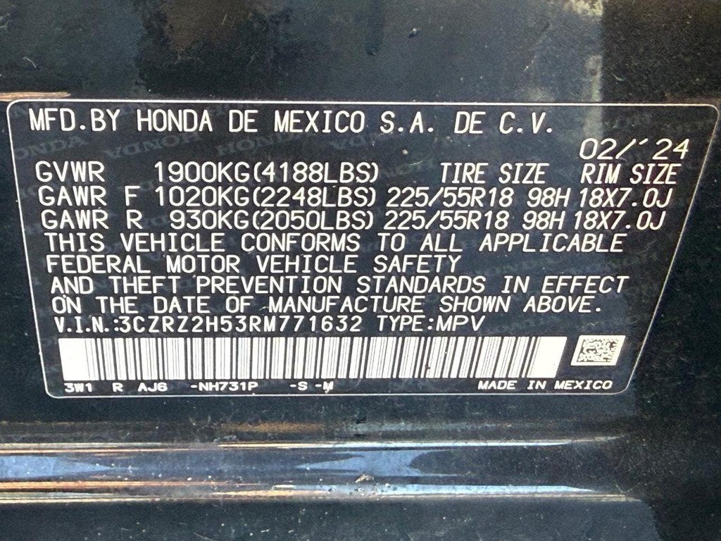 2024 Honda HR-V Sport