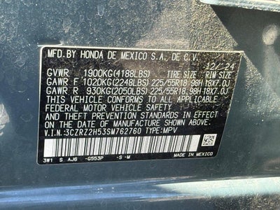 2025 Honda HR-V Sport