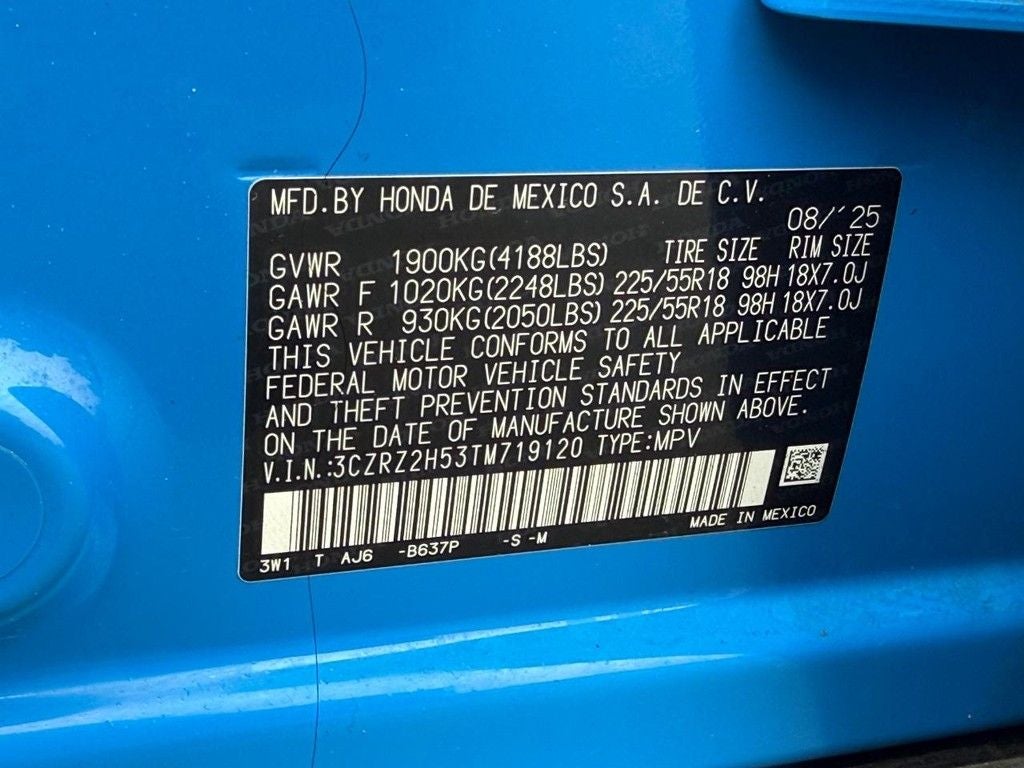 2026 Honda HR-V Sport