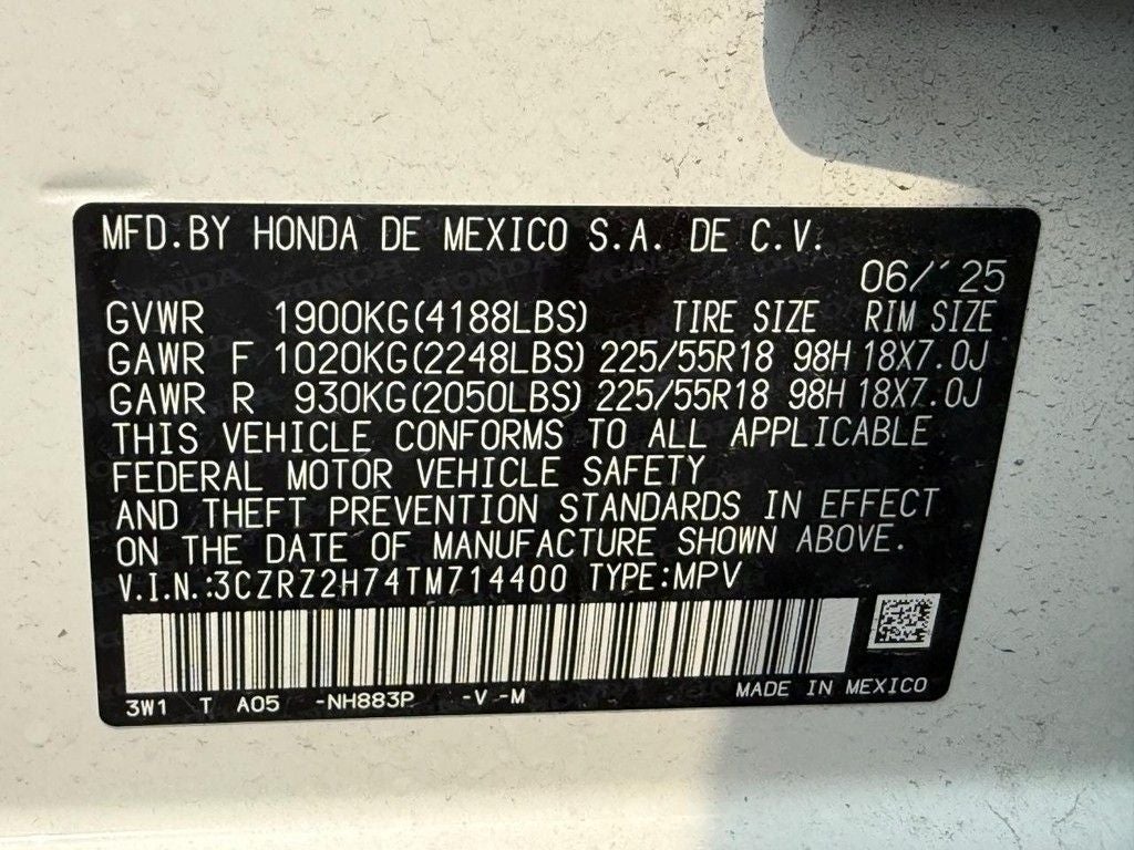 2026 Honda HR-V EX-L