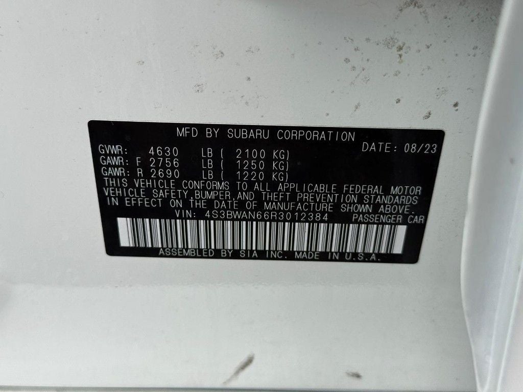 2024 Subaru Legacy Limited