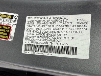 2024 Honda Odyssey EX-L