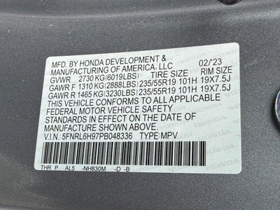 2023 Honda Odyssey Elite