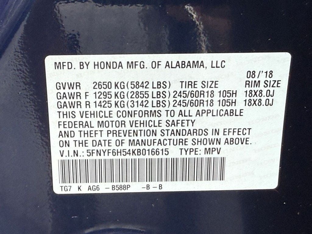 2019 Honda Pilot EX-L