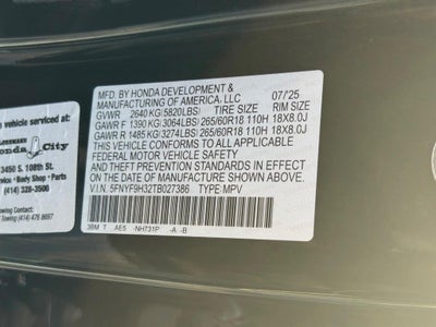 2026 Honda Passport RTL
