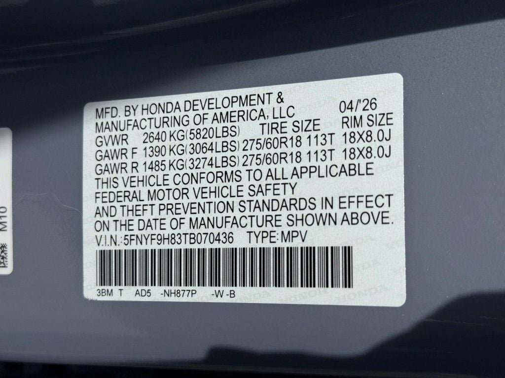 2026 Honda Passport TrailSport Elite