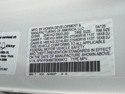 2026 Honda Passport TrailSport Elite
