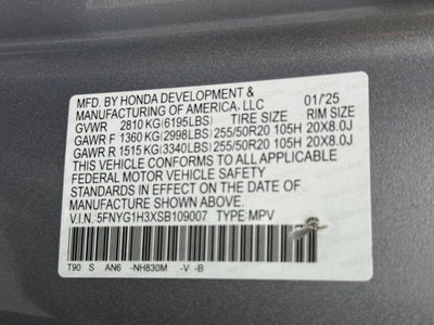 2025 Honda Pilot Sport