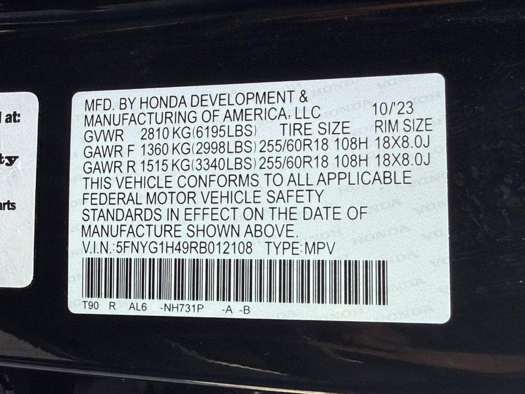 2024 Honda Pilot EX-L 8 Passenger