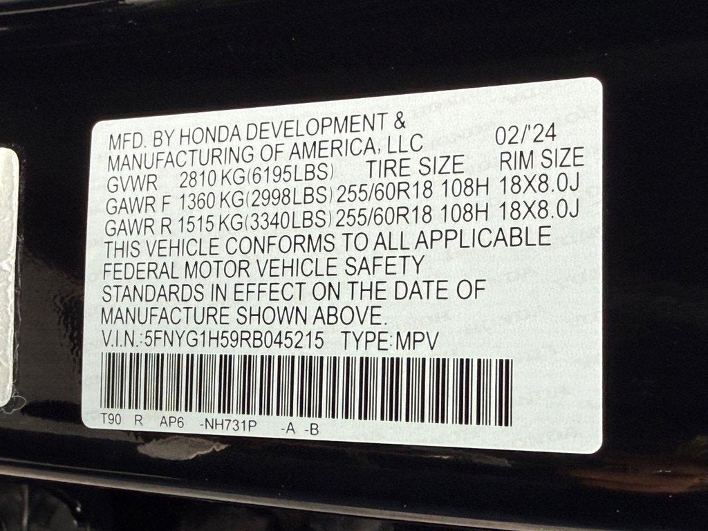 2024 Honda Pilot EX-L 7 Passenger