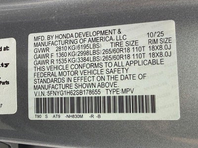 2025 Honda Pilot TrailSport