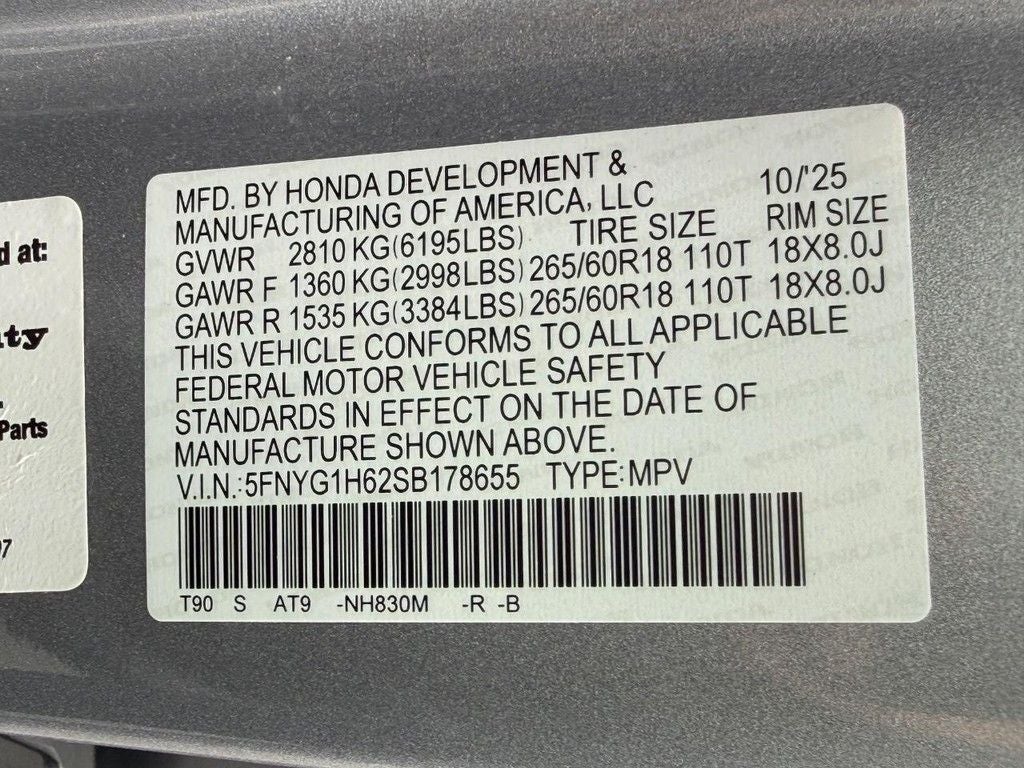 2025 Honda Pilot TrailSport